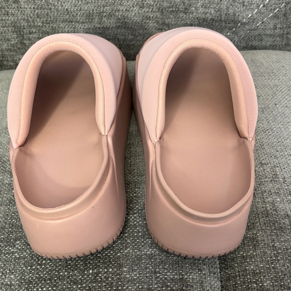 Nike Women's Blush Pink Platform Slide Sandals - Picture 2 of 7